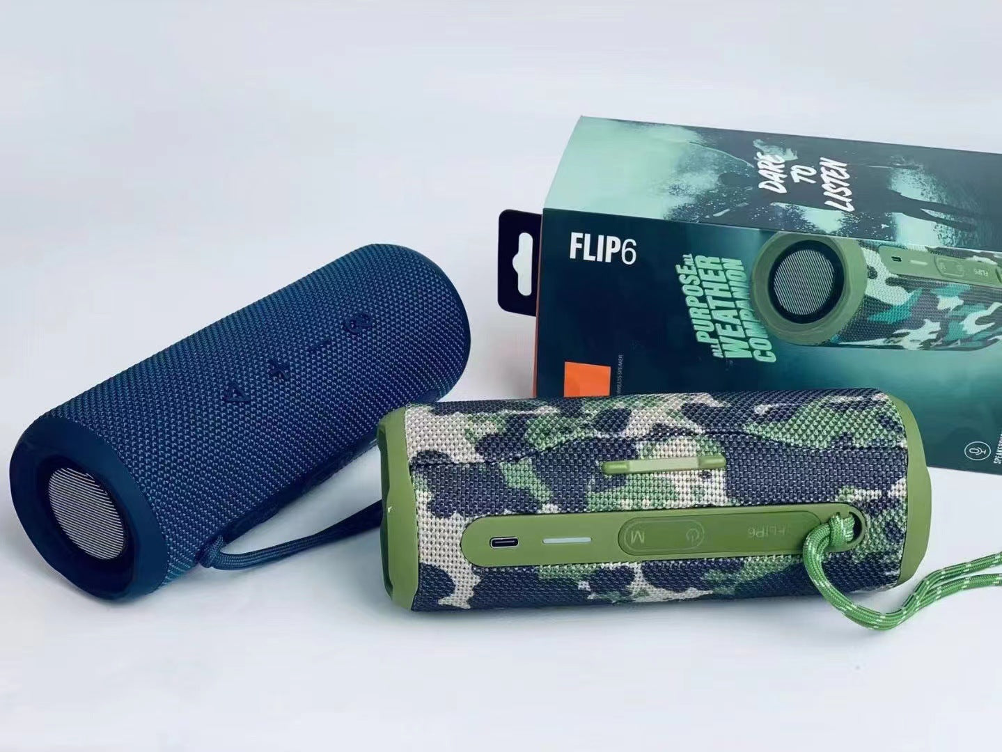 Cross-border new FLIP6 wireless Bluetooth stereo portable outdoor plug-in card kaleidoscope 6 generation subwoofer stereo